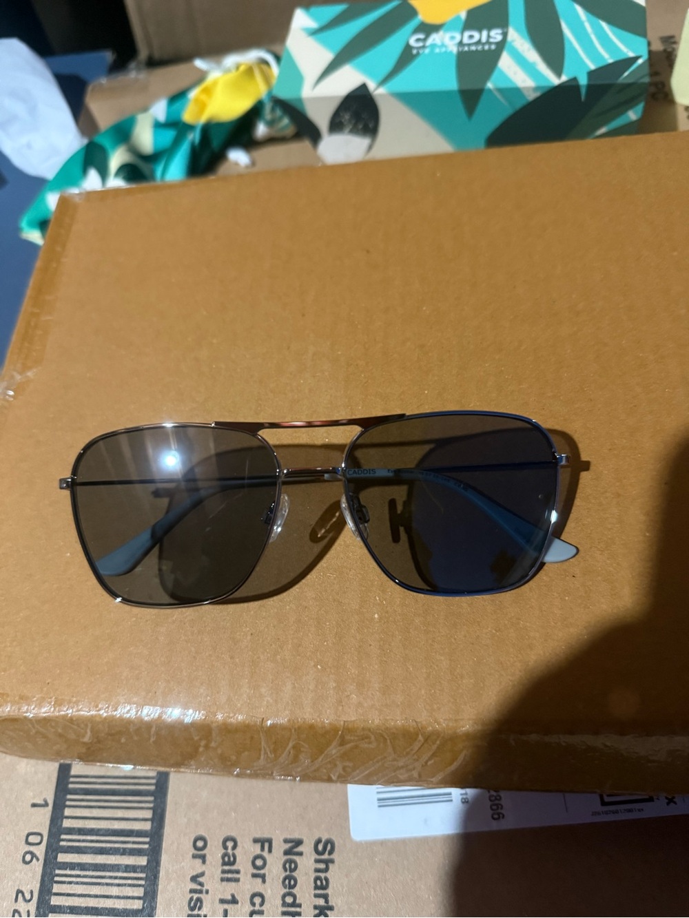 NWT Caddis Glasses Hooper - Polished Gun Metal